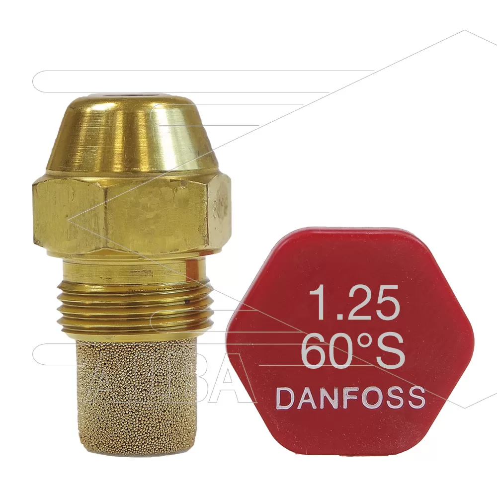 Verstuiver Danfoss 1,25 - 60° S - volkegel - Afbeelding 1