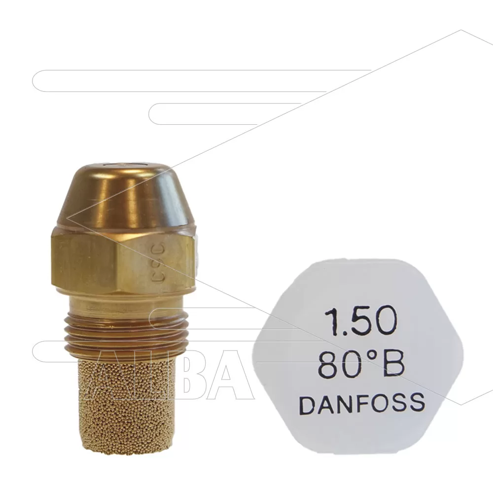 Verstuiver Danfoss 1,50 - 80° B - halfvolle kegel - Afbeelding 1