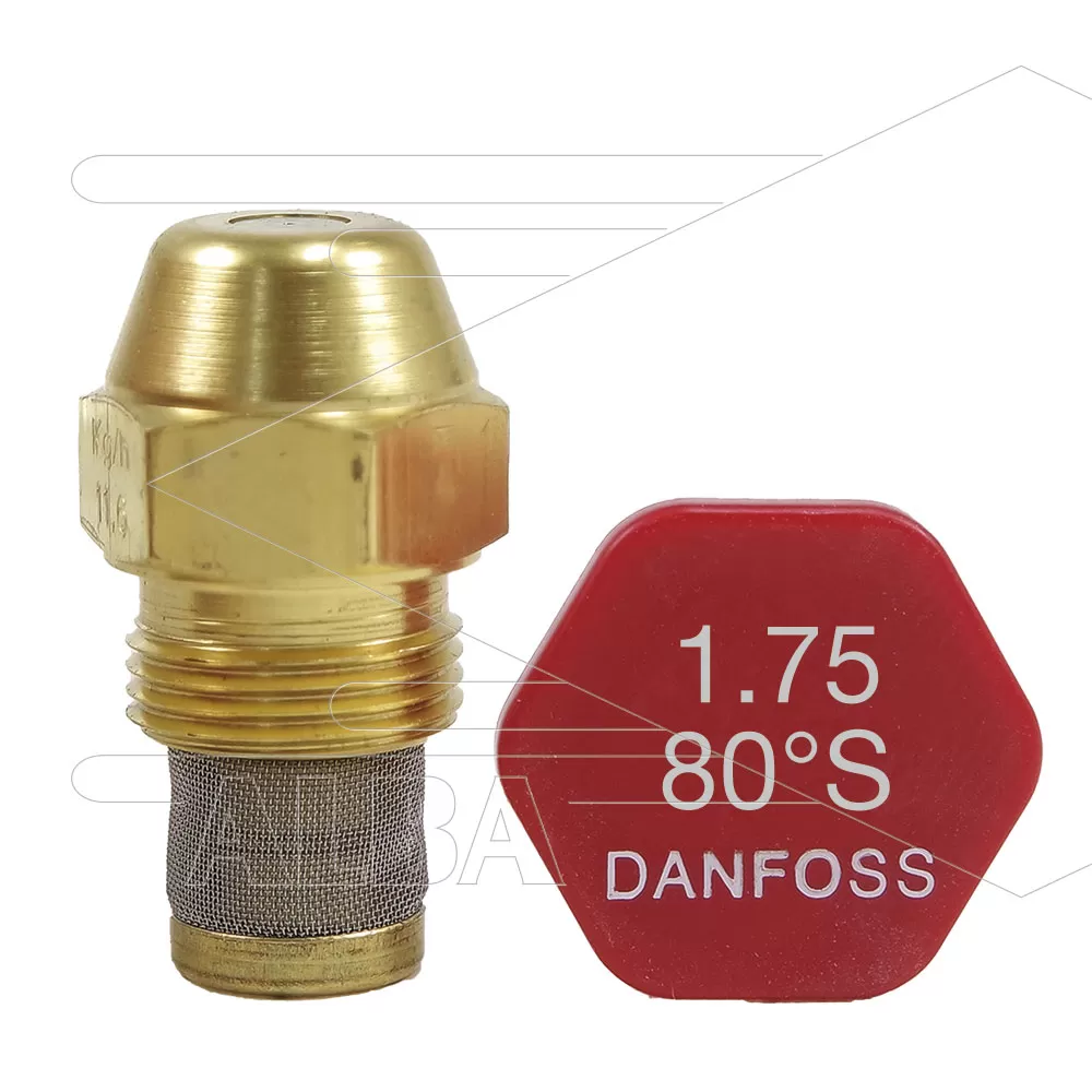Verstuiver Danfoss 1,75 - 80° S - volkegel - Afbeelding 1