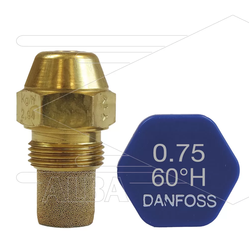 Verstuiver Danfoss 0,75 - 60° H - holkegel - Afbeelding 1