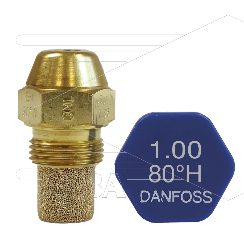 Verstuiver Danfoss 1,00 - 80° H - holkegel - Afbeelding 1