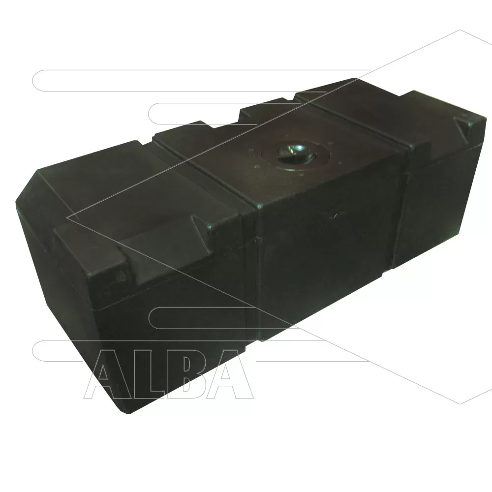 Tank 115 liter - kunststof zwart - Afbeelding 1