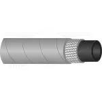 Hogedrukslang - 1SC-DN12 (1/2") - grijs - 180 Bar - Ø19,1mm - 150°C