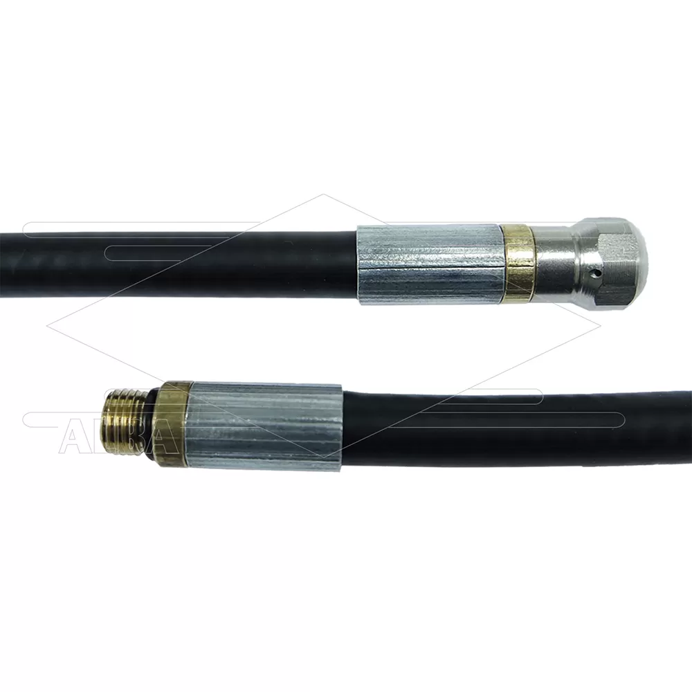 NW5 rioolslang - 25m - 200 Bar - nozzle met voorboring - 1/4bu met O-ring - met eindmarkering - Afbeelding 1