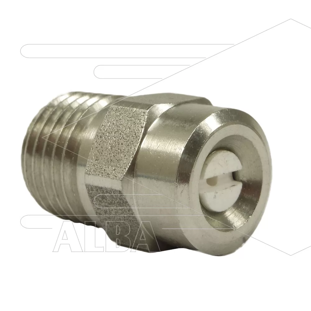 Nozzle 1/4" bu - 15045 - keramisch - spuithoek 15° - Afbeelding 1