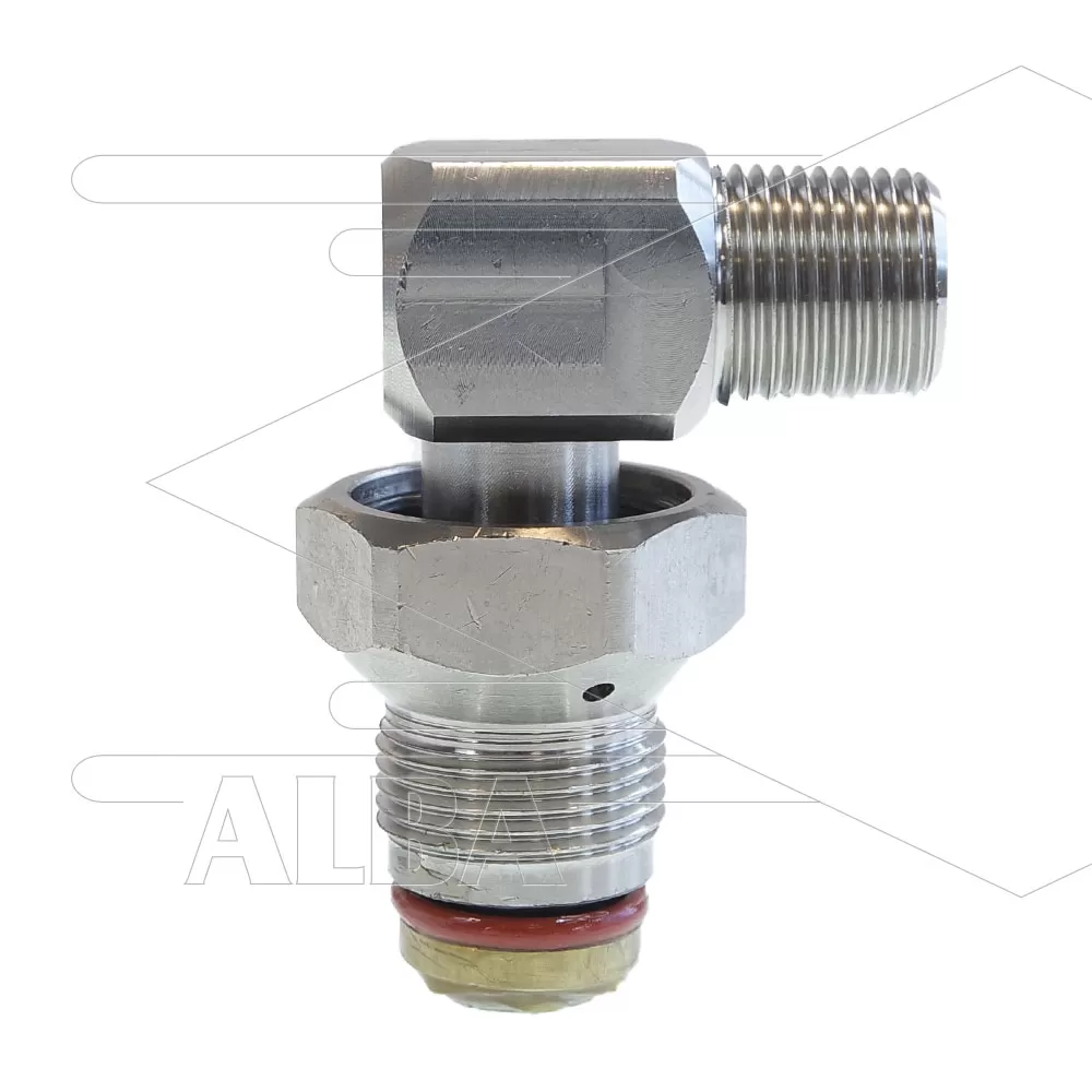 Swivel - haaks - Faicom model BGX - RVS304 - 1/2 bu - 400bar - DN16 - Afbeelding 1