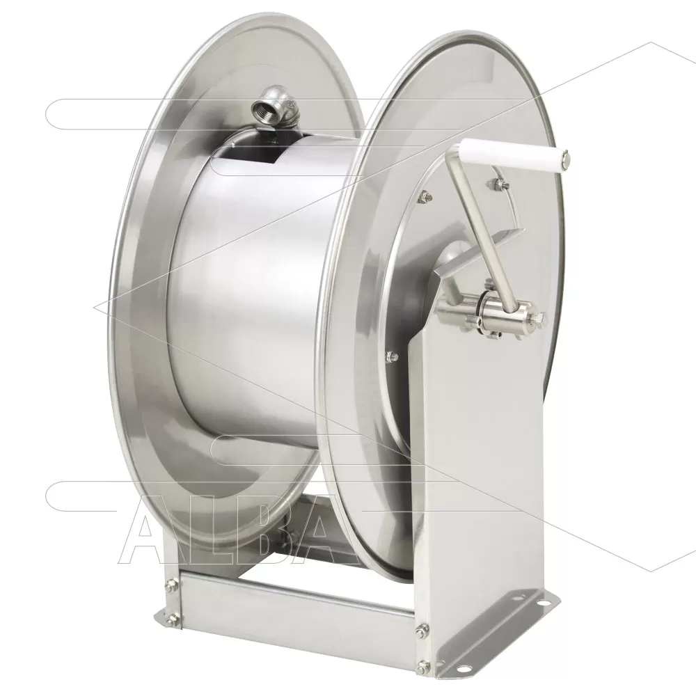 Slanghaspel TeHa - STKi2-20/19 - Inclusief swivel - Handbediend - RVS - Afbeelding 1