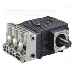 Interpump T55 A plunjerpomp - 1 x cil. as rechts - 50 l/min - 50 Bar - 650 tpm - 4,77 kW - As R - serie T - Aluminium kop