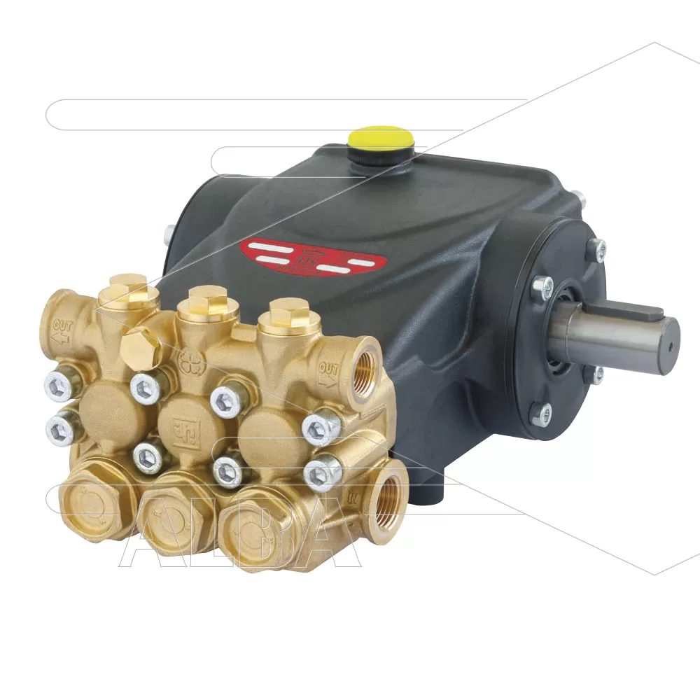 E2B2014 plunjerpomp - 14 l/min - 200 Bar - 1450 tpm - 5,37 kW - As R - serie 58 - Afbeelding 1