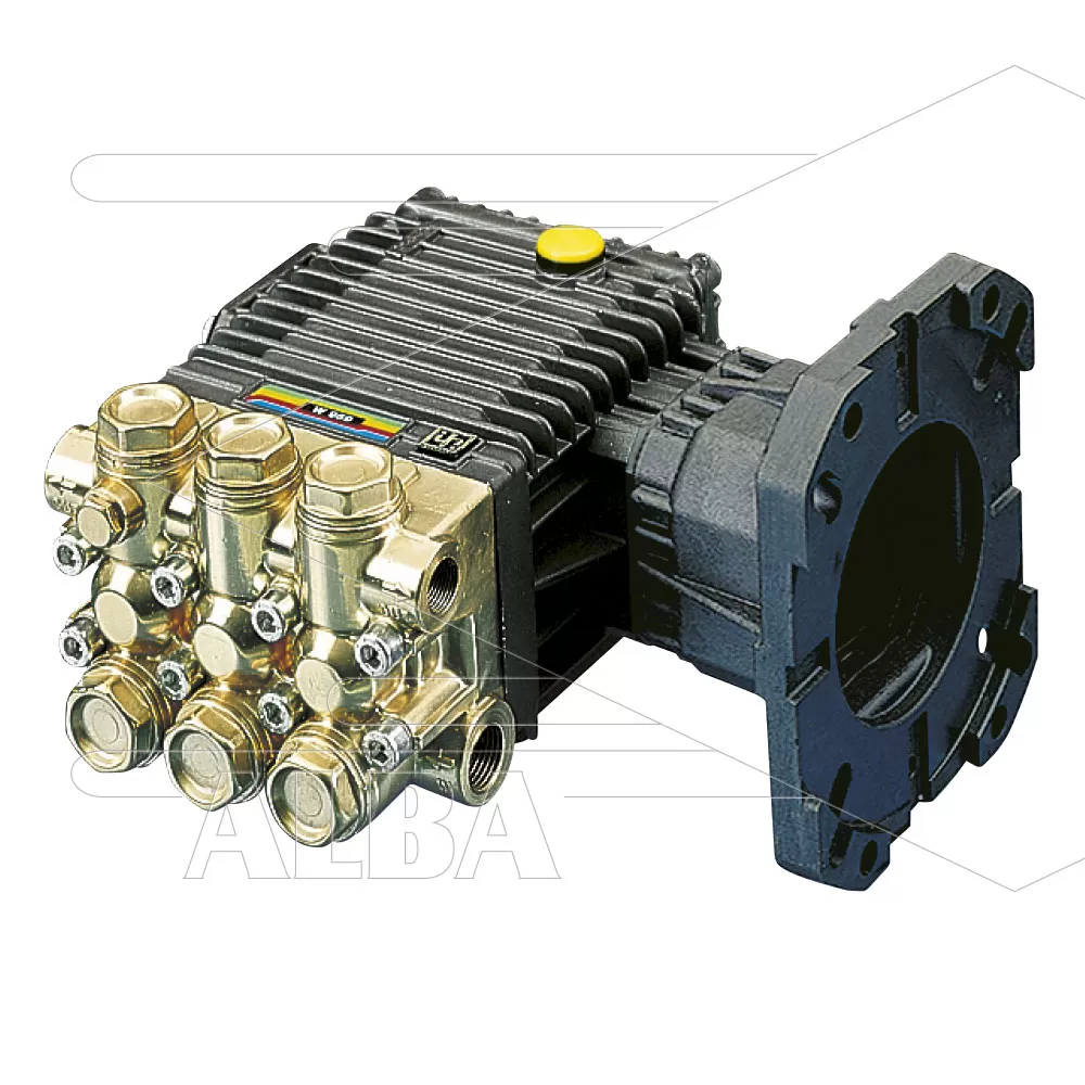 WW962 C (1 holle as) plunjerpomp -- 17,4 L/min - 172bar - 3400tpm - 5.51kw - Afbeelding 1