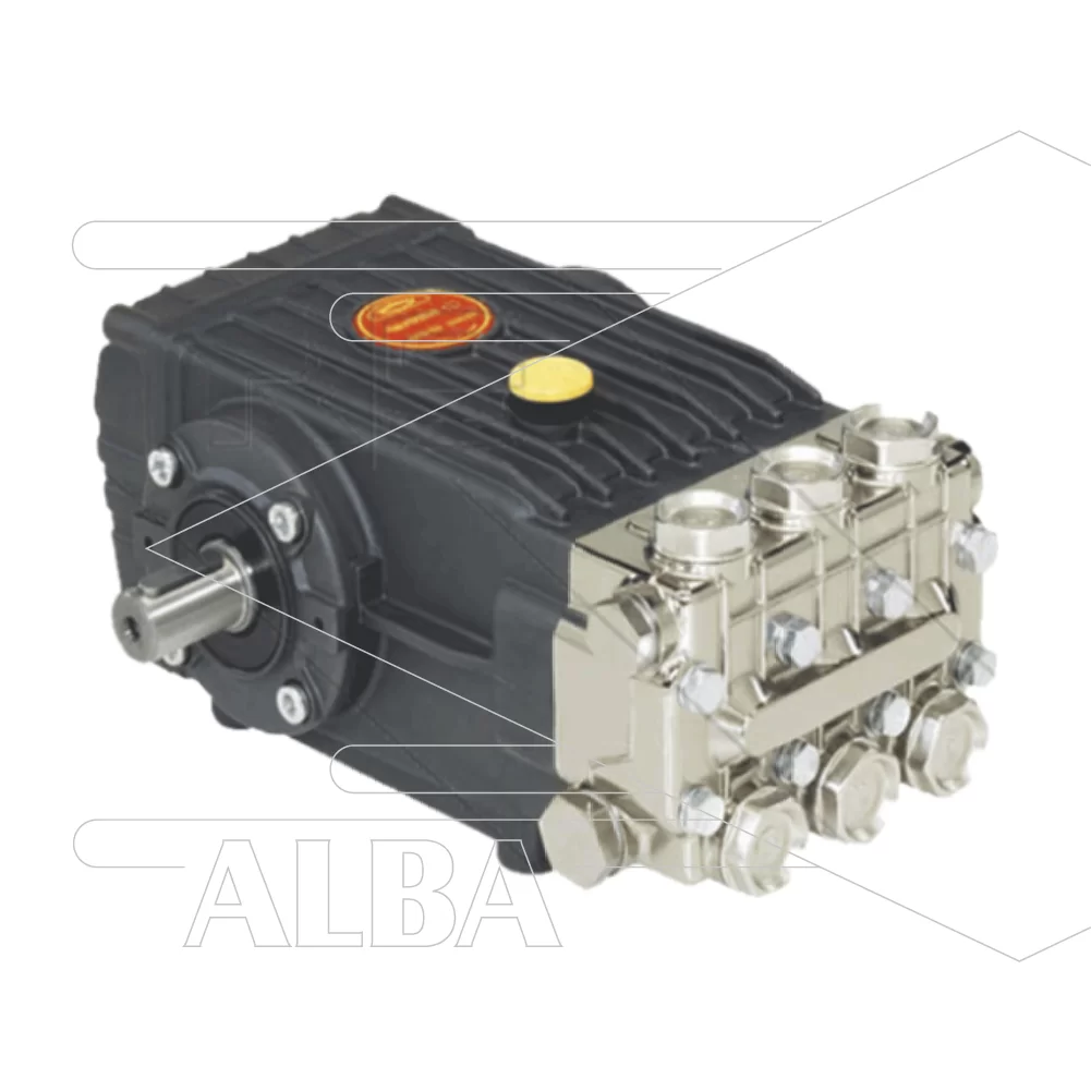 Interpump VHT4715L plunjerpomp - 15 l/min - 160 Bar - 1450 tpm - 4,56 kW - max 110°C - As L - serie 47 VHT - Afbeelding 1