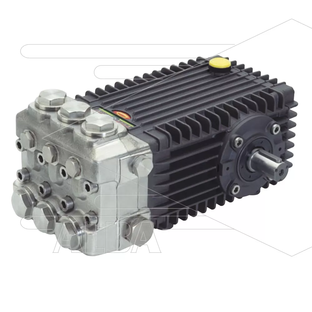 SSE2035 plunjerpomp rvs - 35 l/min - 200 bar - 1450 tpm - 13,38 kW - As R - serie 66SS - Afbeelding 1