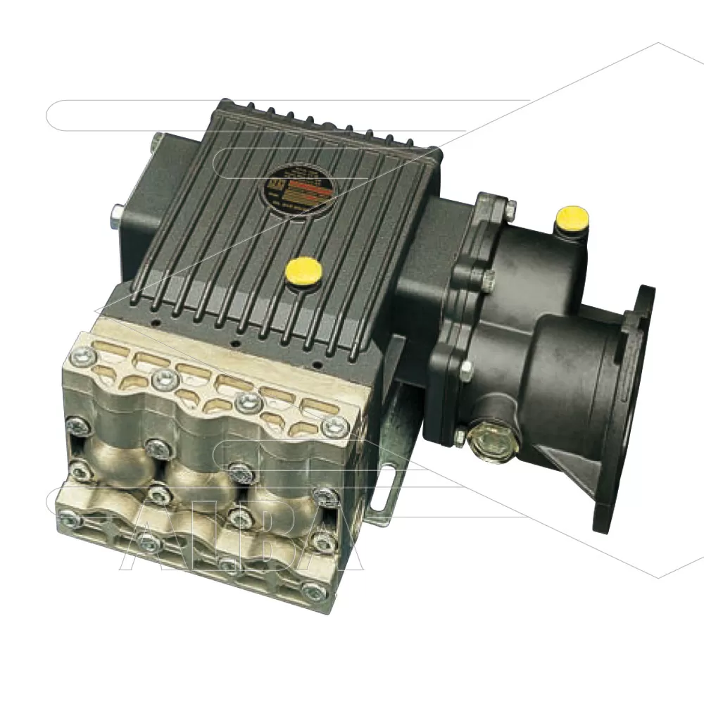 RE44 - reductiekast - pompserie: 69(VHT) - 600 tpm - flens B3/B14 - as Ø2mm - Reductie i=2,4 (1450/600 tpm) - max 5,5 kW - Afbeelding 1