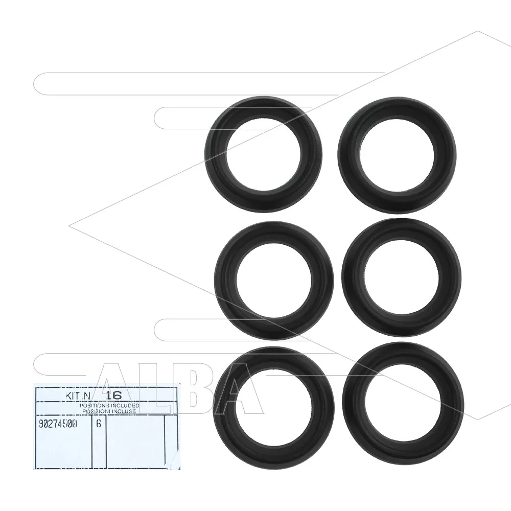 Kit 16 - Set manchetten Ø24mm (6x) - Afbeelding 1