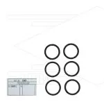 Kit 90 - Set topringen Ø15mm (6x) - Serie 44 + 50