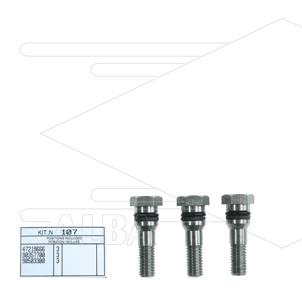Kit 107 - Set plunjerbouten + afdichtingen (3x) - Serie 47 - W928 - Afbeelding 1