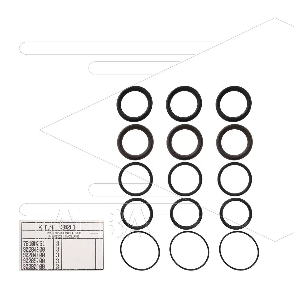 Kit 301 - Machettenset voor 3 plunjers Ø45mm - Serie AB - Afbeelding 1