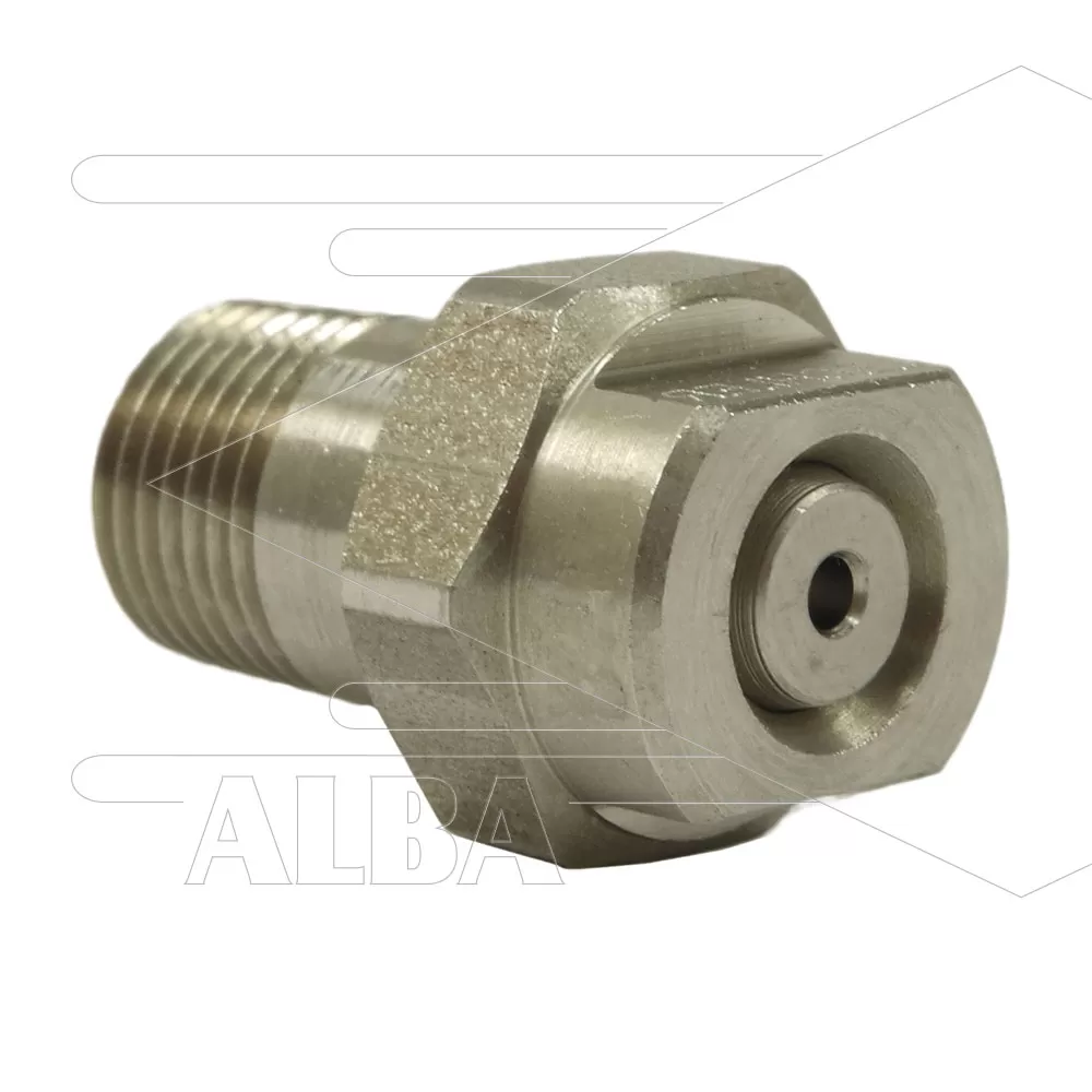 Nozzle 1/8" bu - 00065 - spuithoek 0° - Afbeelding 1