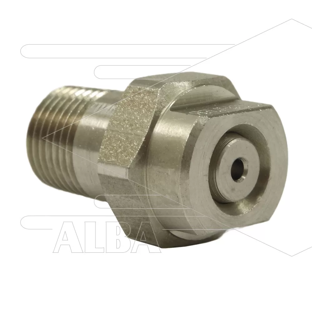 Nozzle 1/8" bu - 00085 - spuithoek 0° - Afbeelding 1