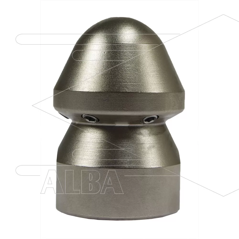 RU80 - Rioolnozzle - 0.800 - 1 x 2,00 mm + 6 x 2,35mm - 1 bi - Afbeelding 1