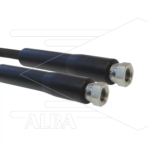 Hogedrukslang – 1SN-DN06 (1/4″) – blauw – 250 Bar – Ø12,2mm – 150°C - 15m - 2x 1/4"W - geen KBS - Afbeelding 1