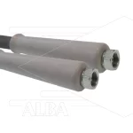 Hogedrukslang – 2SC - DN08 (5/16″) – grijs – 400 Bar – Ø16,3mm – 150°C - 10m - 2x 3/8"W - 2x KBS