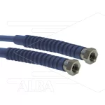 Carwash Slang - Titan Slide - DN06 (1/4") - blauw - 300 Bar - Ø12,2mm - max 60°C - 4,0m - 2x 1/4"W - 1x SKB