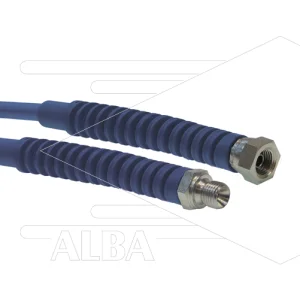 Carwash Slang - Titan Slide - DN06 (1/4") - blauw - 300 Bar - Ø12,2mm - max 60°C - 3,5m - 3/8"W x 3/8"bu - 2x SKB