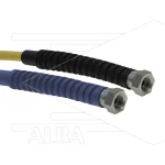 Carwash Slang - Titan Slide - DN06 (1/4") - geel - 300 Bar - Ø12,2mm - max 60°C - 4,5m - 2 x 1/4"W - 2x SKB zwart