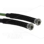 Carwash Slang - Titan Slide - DN06 (1/4") - groen - 300 Bar - Ø12,2mm - max 60°C - 4,0m - 2x 1/4"W - 2x SKB zwart