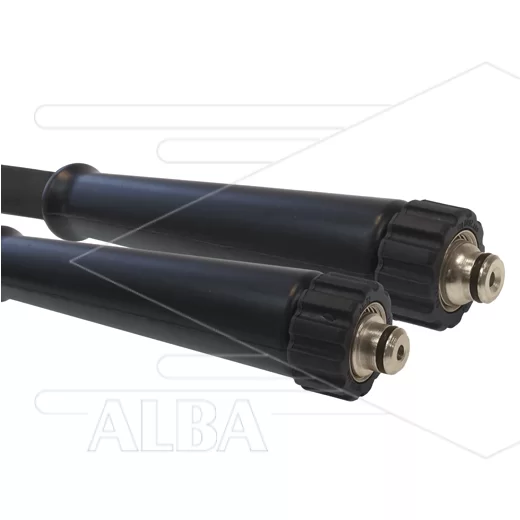 Hogedrukslang – 2SN - Plus - DN10 (3/8") – zwart – 500 Bar – Ø17 mm – 150°C - 40m - 2 x M22W RVS - 2 x KBS - Afbeelding 1