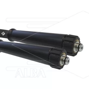 Hogedrukslang – 2SCX - Forever - DN10 (3/8") – zwart – 400 Bar – Ø17 mm – 150°C - 10m - 2x M22x1,5 W conisch - 2x KBS