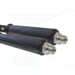 Hogedrukslang – 2SCX - Forever - DN10 (3/8") – zwart – 400 Bar – Ø17 mm – 150°C - 20m - 2x 3/8"bu - 2x KBS