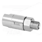 DGS Swivel - recht - 2 lagers - 1/4bi x 3/8"bu - 275bar