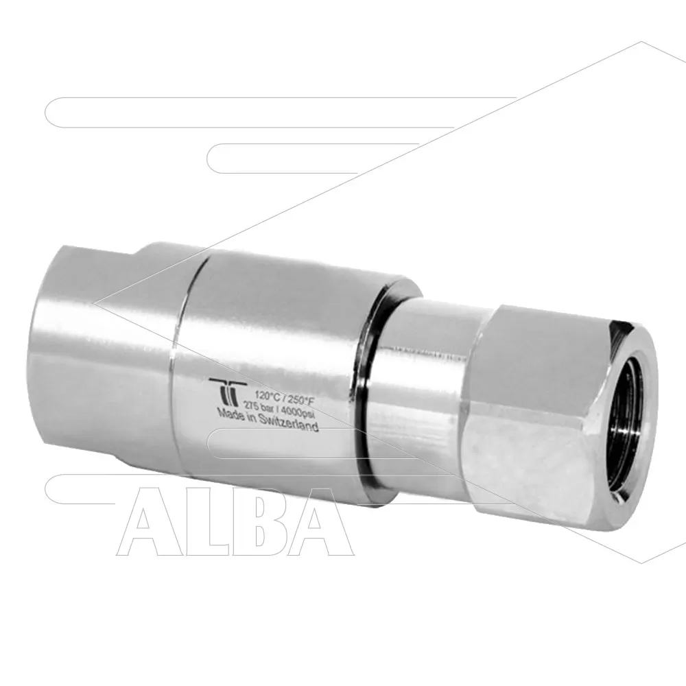 DGS Swivel - recht - 2 lagers - 1/4bi x 3/8"bi - 275bar - Afbeelding 1