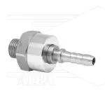 DGK Swivel  recht - 1 lager - 1/4bu x perspilaar NW6 - 275bar