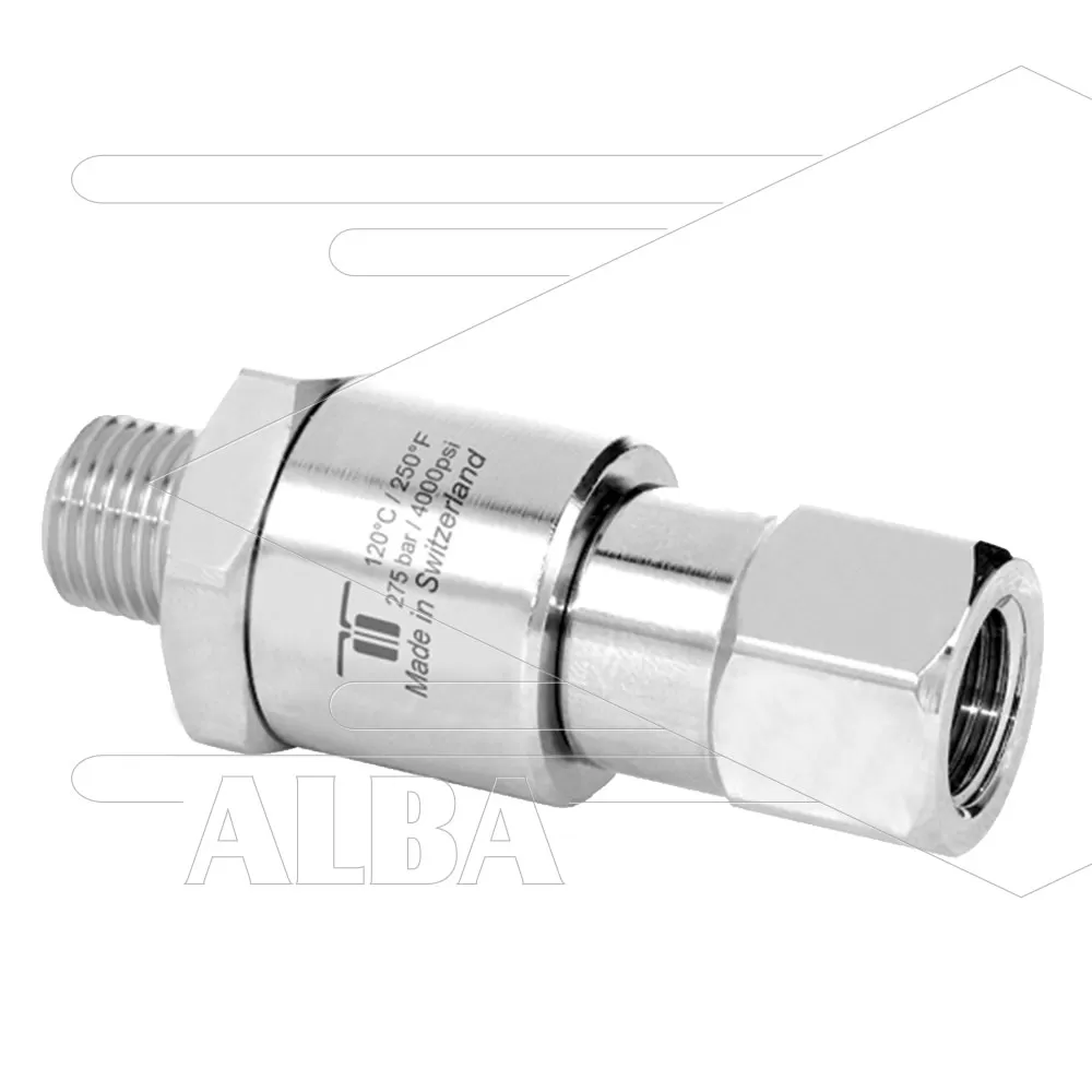 DGV Swivel - recht - 1 lager - 3/8bi x 3/8"bu - 275bar - Afbeelding 1