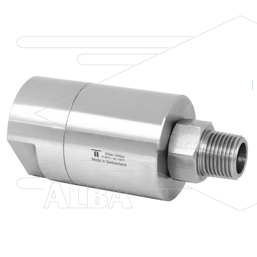 DGR Swivel - recht - 4 lagers - 1/2 bi x 1/2" bu - 200 Bar - Afbeelding 1