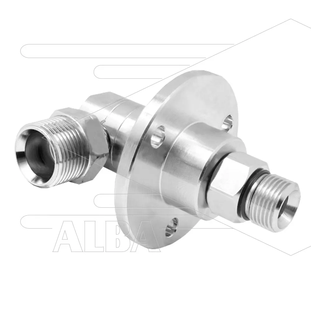 DGF Swivel - haaks met flens - 3 lagers - M21x1,5 bu x 3/8 bu - 275 Bar - Afbeelding 1