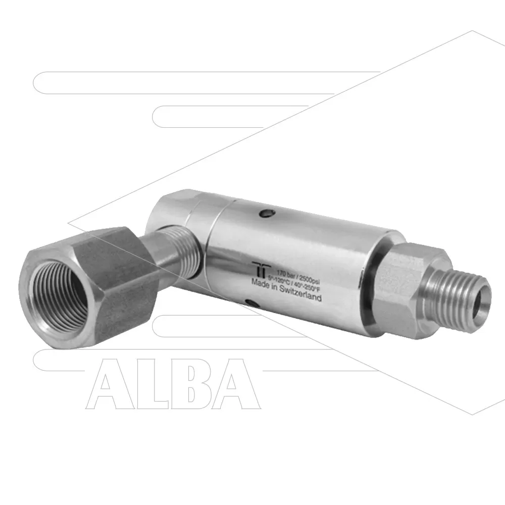 DXL Swivel - haaks - 3 lagers - 3/8 bi x 1/4" bu  - 170 Bar - Afbeelding 1
