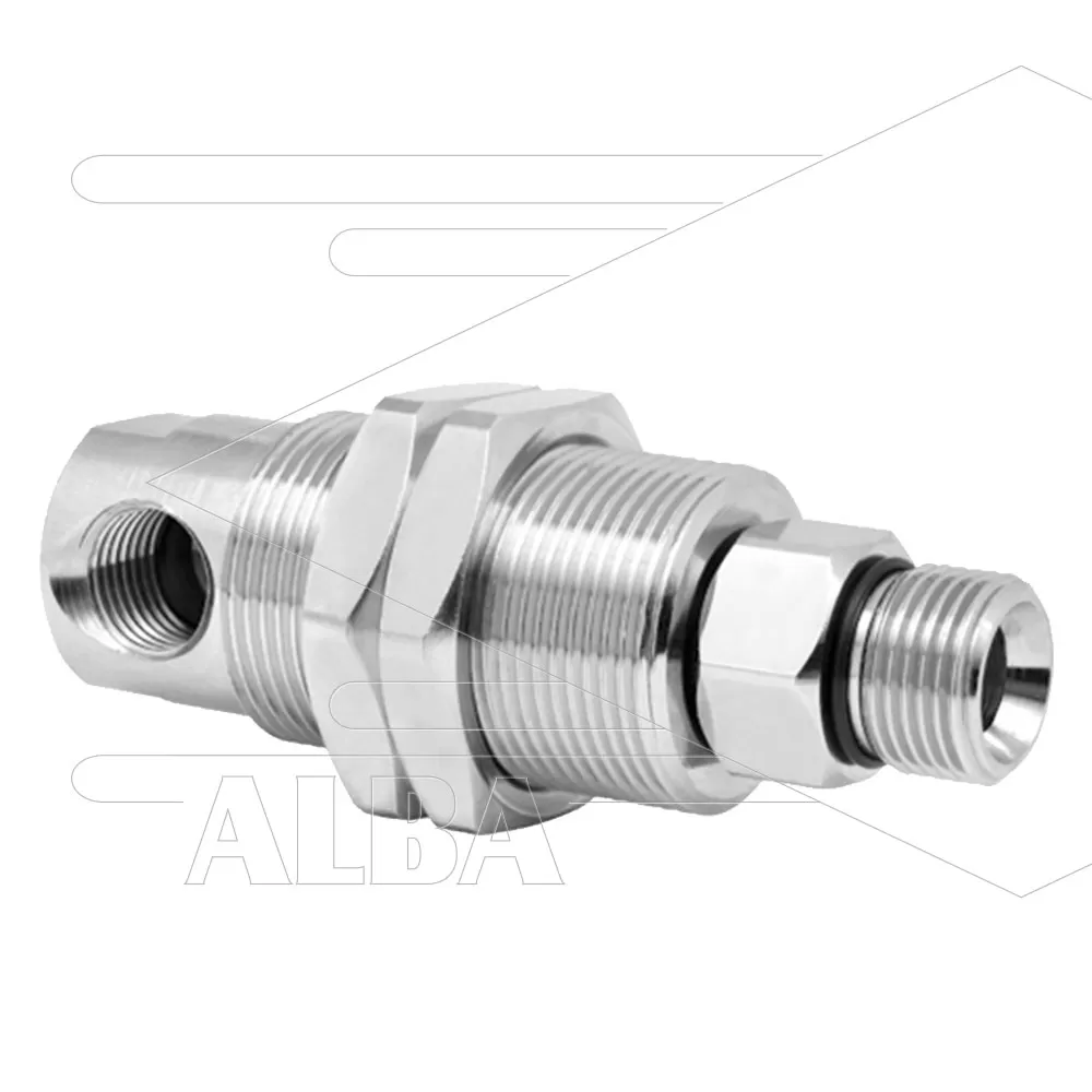 DXG Swivel - plaatmontage - haaks - 3 lagers - 1/4 bi x 3/8" bu - 170 Bar - Afbeelding 1
