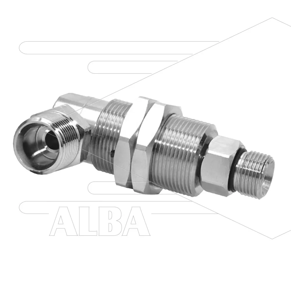 DXG Swivel - plaatmontage - haaks - 3 lagers - M22x1.5 bu x 3/8 bu - 170 Bar - Afbeelding 1