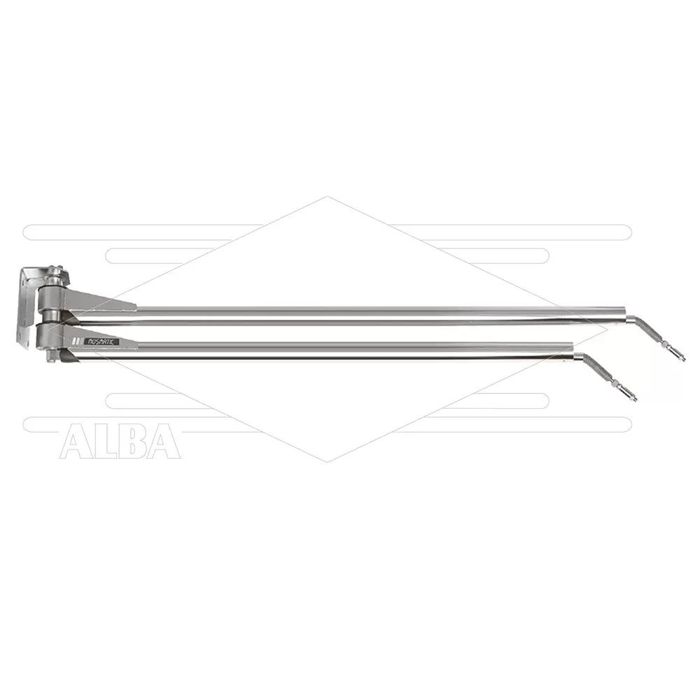 WAD - Zwenkarm wand dubbel - L=1900/2050mm - in: 1/4 bi x uit: 1/4" bu - Afbeelding 1