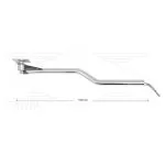 DKZ Zwenkarm plafond L=1750 - Z-uitvoering - in 1/4 bi x uit 1/4" bi