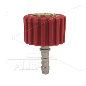 M22x1,5 - DKS - Wartel Rood - 1/4 perspilaar - 1 lager - 250 Bar