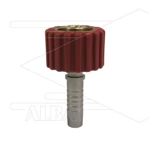 M22x1,5 - DKS - Wartel Rood - 3/8 perspilaar - 1 lager - 250 Bar