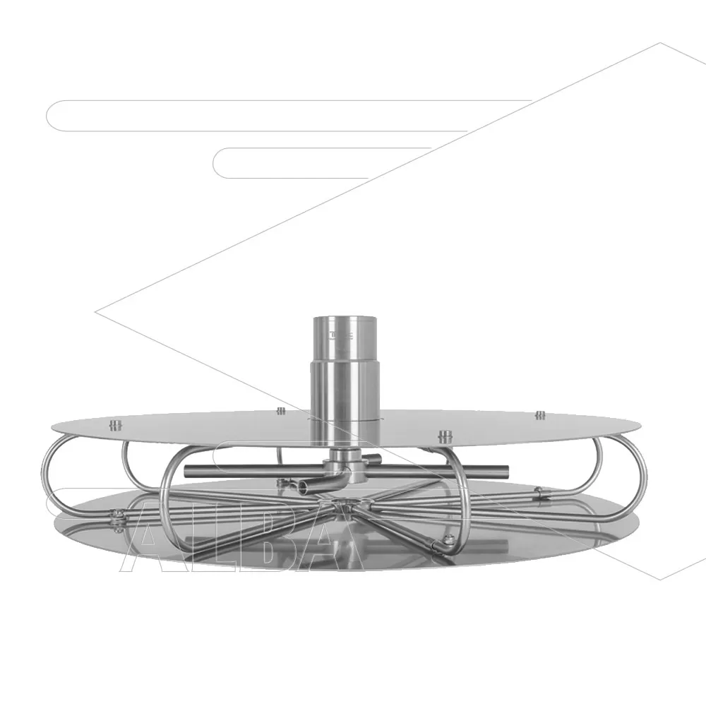 TXS-2f - Schachtreiniger met beschermplaat - Ø800mm - RVS - 170 Bar - Afbeelding 1