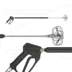 TRL Lans - buizenreiniger - Ø150mm - RVS - 275 Bar