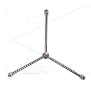 Rotorarm - TKA-3W3 - Ø100mm - 275 Bar - 3/8 bi - nozzle's 3 x 1/4" bi