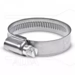 Slangklem - RVS - met wormschroef - 9mm breed - Ø12 tot 22mm